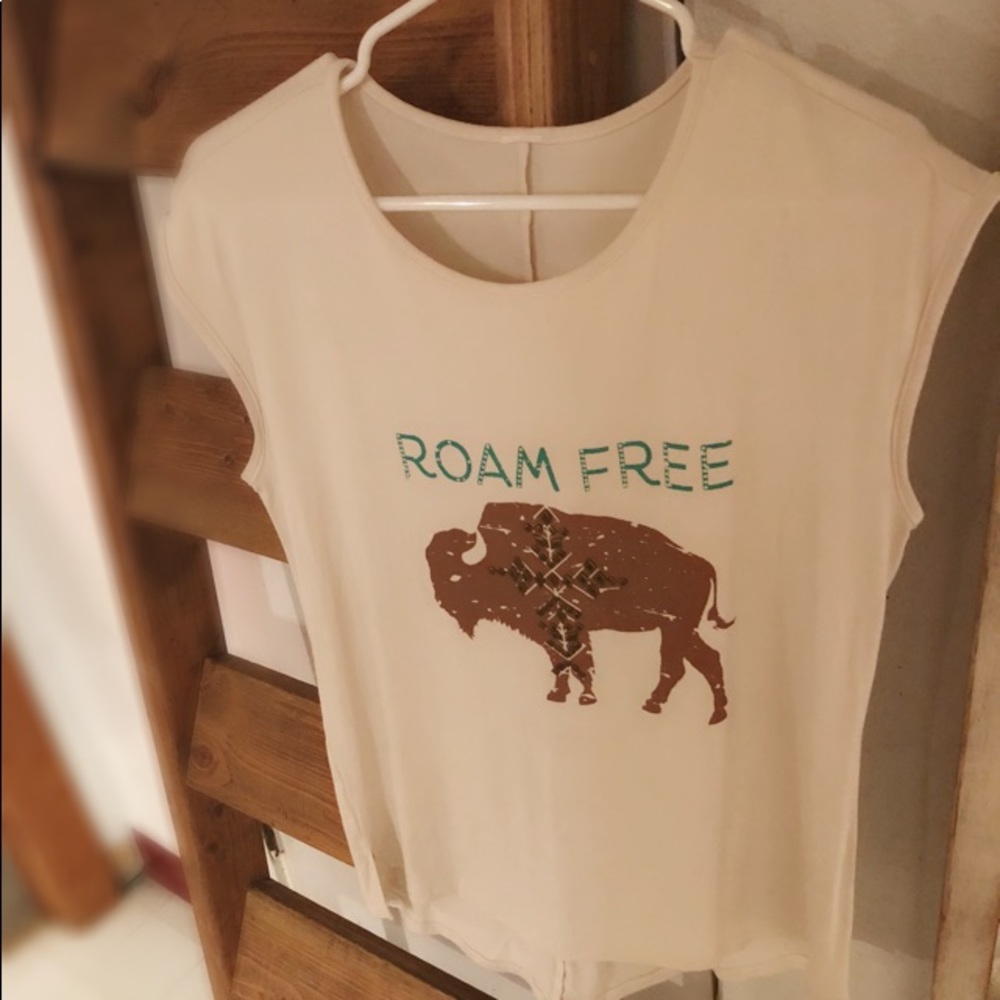 Roam free relaxed fit top